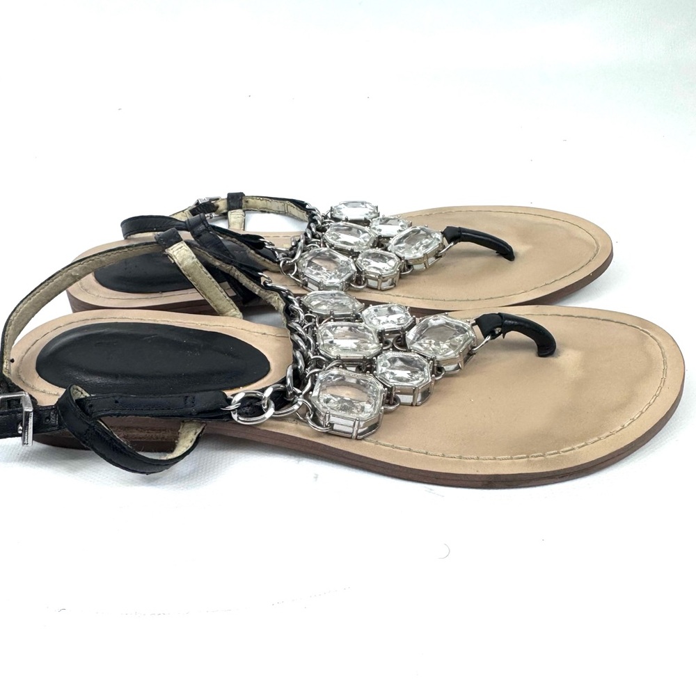 Bcbgeneration Flat Sandal W Large Rhinestones On … - image 1
